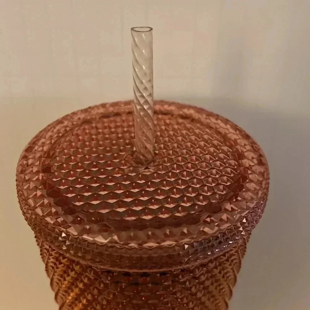 Starbucks Limited Edition Rose Gold‎ Studded Tumbler Venti 24oz Cup HTF